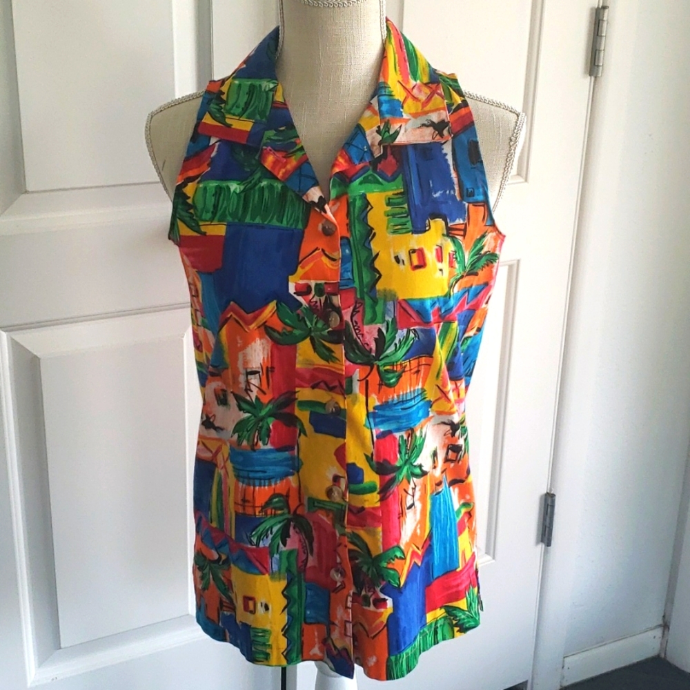 Vtg Toucan Dance Top